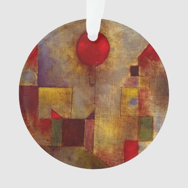 Paul Klee Ballons rouges Art coloré Abstrait (devant)