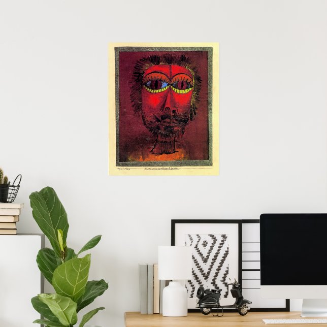 Paul Klee - Bandit's Head Poster (Home Office)