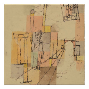 Paul Klee Before the Festivity Poster