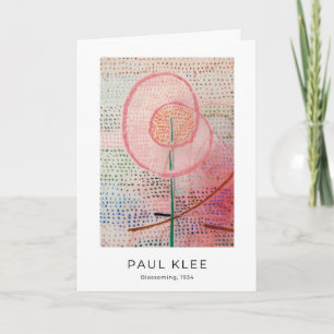 Paul Klee, Blossoming (1934), Modern Abstract Art  Card