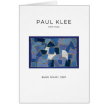 Paul Klee, Blue Night (1937) - Carte d'art