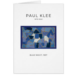 Paul Klee, Blue Night (1937) - Fine Art Card