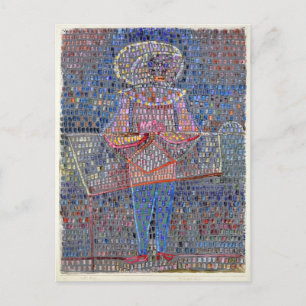Paul Klee Boy in Fancy Dress Postcard