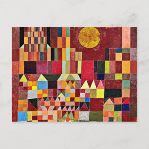 Paul Klee - Castle And Sun Postcard