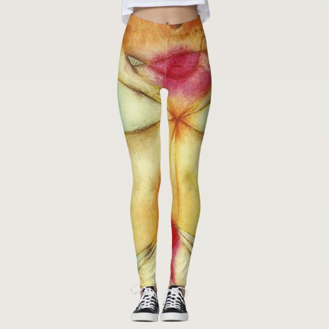 Paul Klee Cat And Bird Leggings (Front)