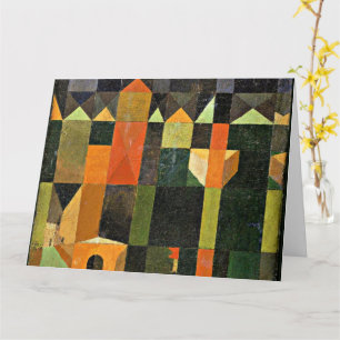 Paul Klee - City of Towers Card