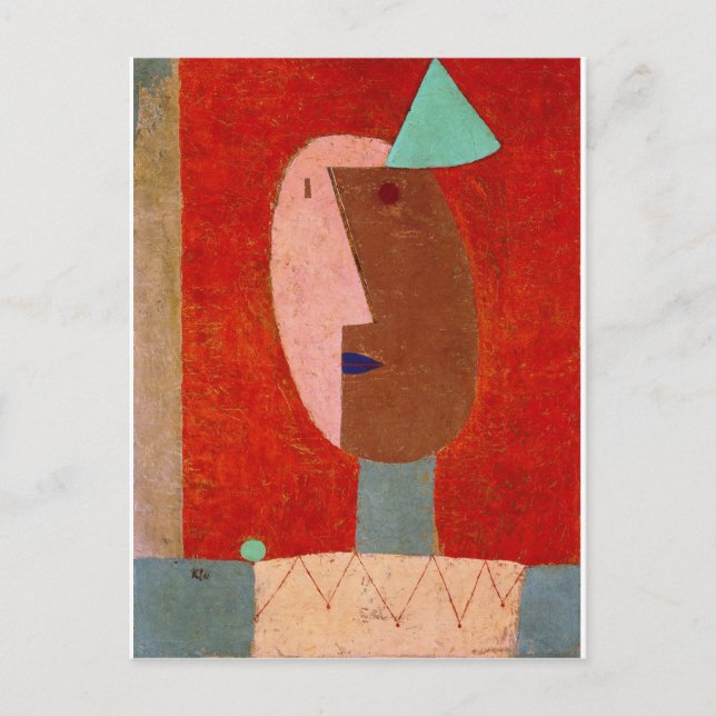 Paul Klee - Clown Postcard (Front)