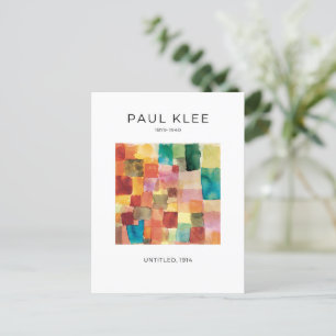 Paul Klee, Colourful Modern Abstract Art Postcard