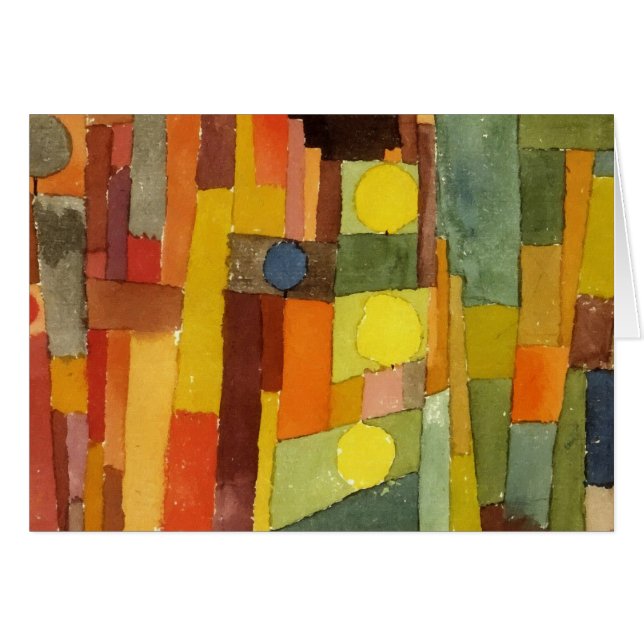 Paul Klee Dans Le Style De Kairouan Aquarelle Art (Devant horizontal)