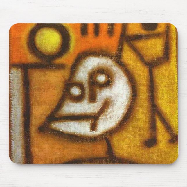 Paul Klee - Death and Fire Mouse Pad (Front)