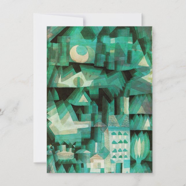 Paul Klee Dream City Invitations (Front)