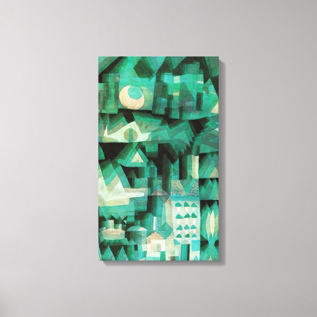 Paul Klee Dream City Poster en toile (Recto)