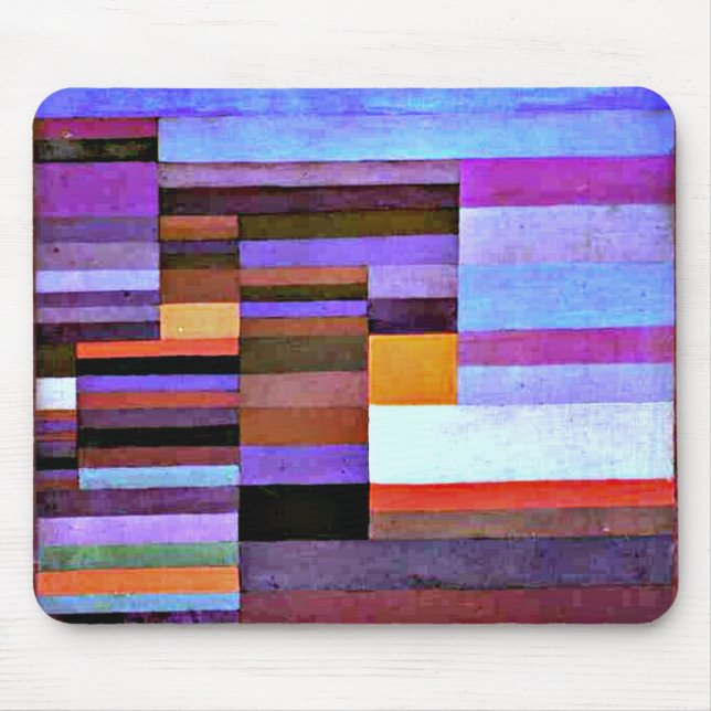 Paul Klee - Fire Evening Mouse Pad (Front)