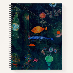 Paul Klee Fish Magic Abstract Painting Graphic Art Notebook