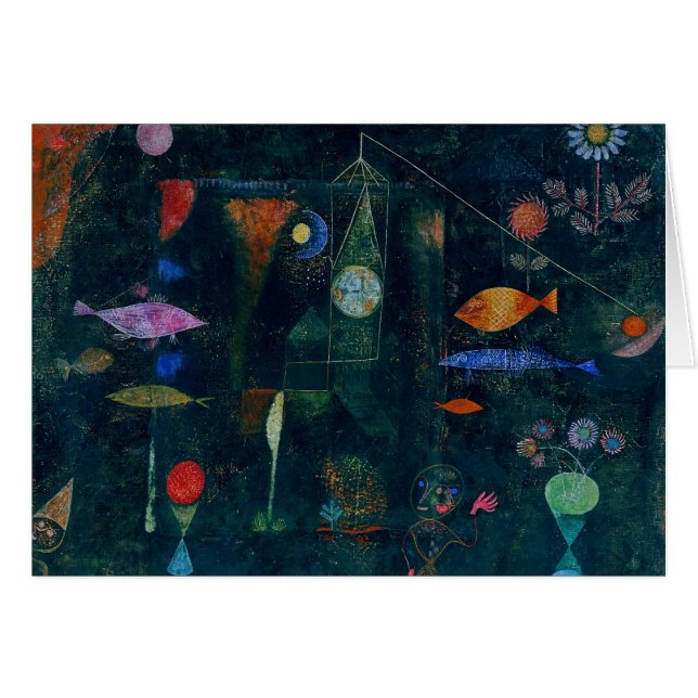 Paul Klee Fish Magic Peinture Abstraite Art graphi (Devant horizontal)