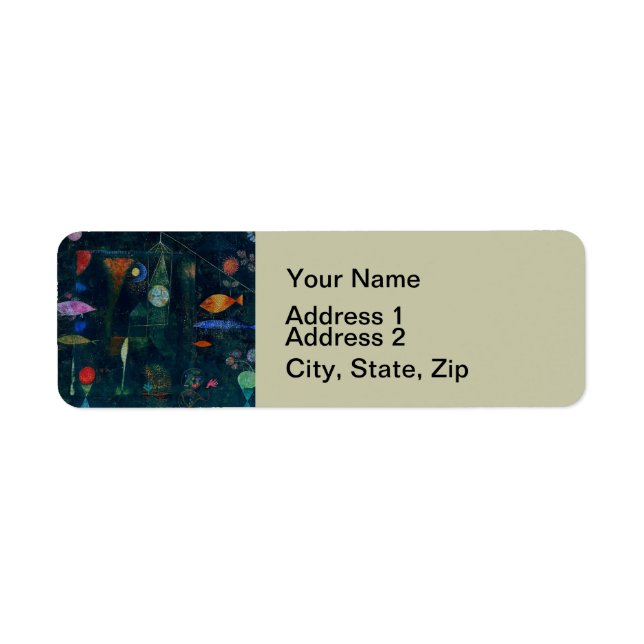 Paul Klee Fish Magic Peinture Abstraite Art graphi (Devant)