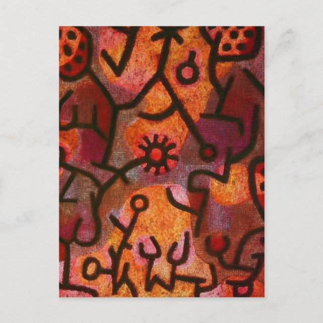 Paul Klee Flora di Roccia Postcard (Front)