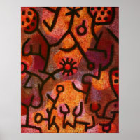 Paul Klee Flora di Roccia Poster