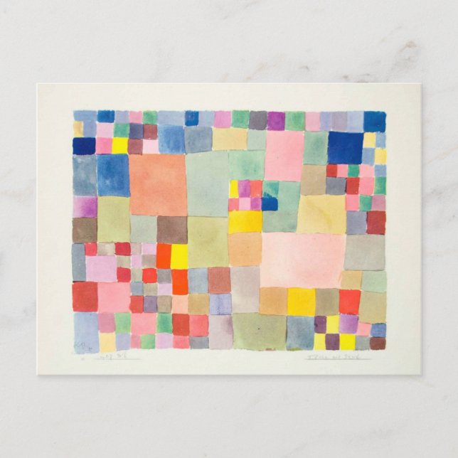 Paul Klee , Flora on sand Postcard (Front)