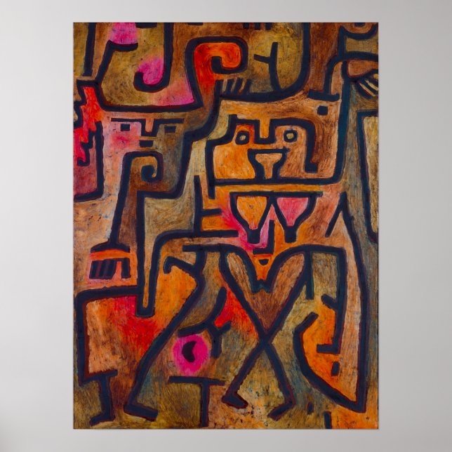 Paul Klee Forest Witch Poster (Front)