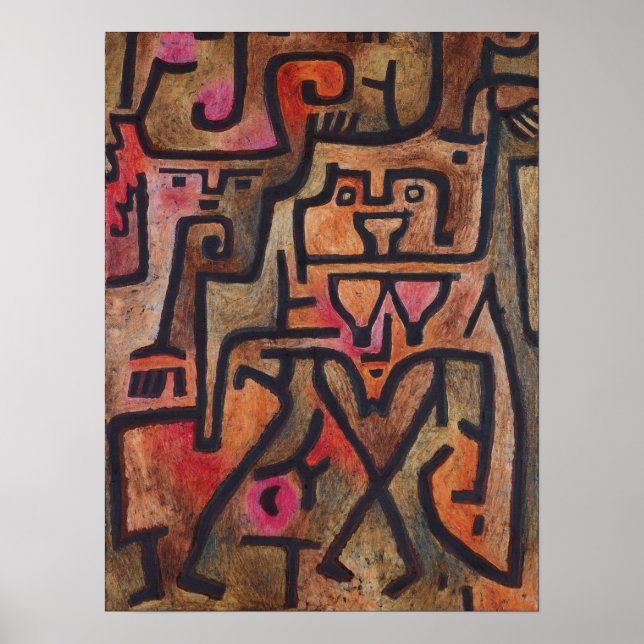 Paul Klee - Forest Witches Poster (Front)