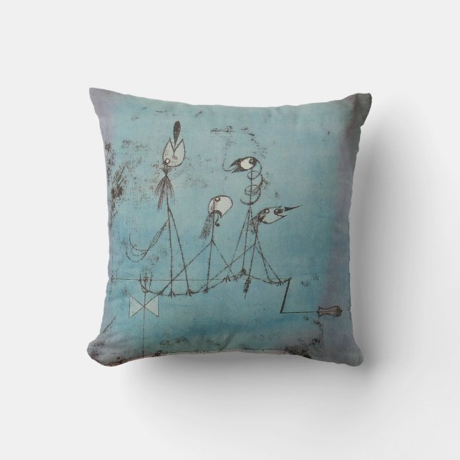 Paul Klee gazouillant le coussin de machine (Recto)