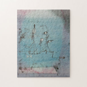Paul Klee gazouillant le puzzle de machine
