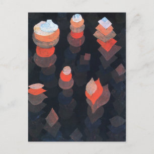 Paul Klee- Growth of the night plants Postcard