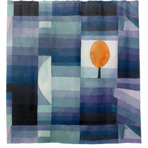Paul Klee Harbinger of Autumn Blue Modern Abstract