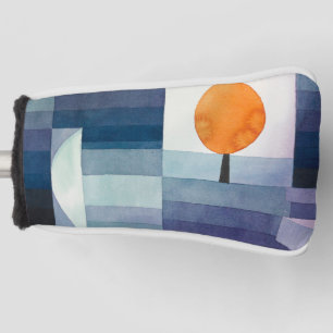 Paul Klee Harbinger of Autumn Blue Modern Abstract Golf Head Cover