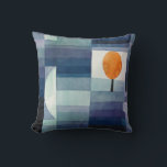 Paul Klee Harbinger of Autumn. Vintage blue art Throw Pillow<br><div class="desc">Paul Klee "The Harbinger of Autumn" throw pillow. Watercolor blue vintage art.</div>