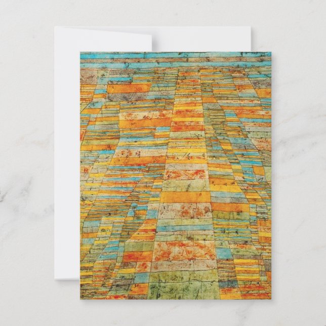 Paul Klee Highways and Byways Invitations (Front)