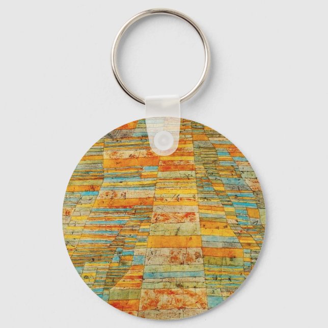 Paul Klee Highways and Byways Key Chain (Front)