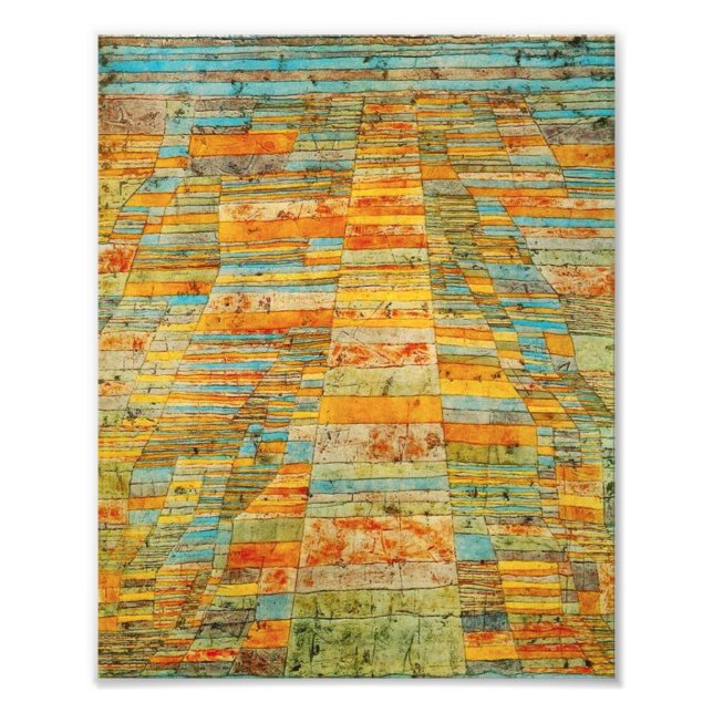 Paul Klee Highways and Byways Photo Print (Front)