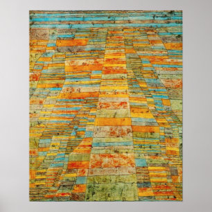 Paul Klee Highways and Byways Poster