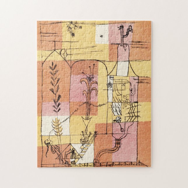 Paul Klee, In the Spirit of Hoffmann - Colourful Jigsaw Puzzle (Vertical)
