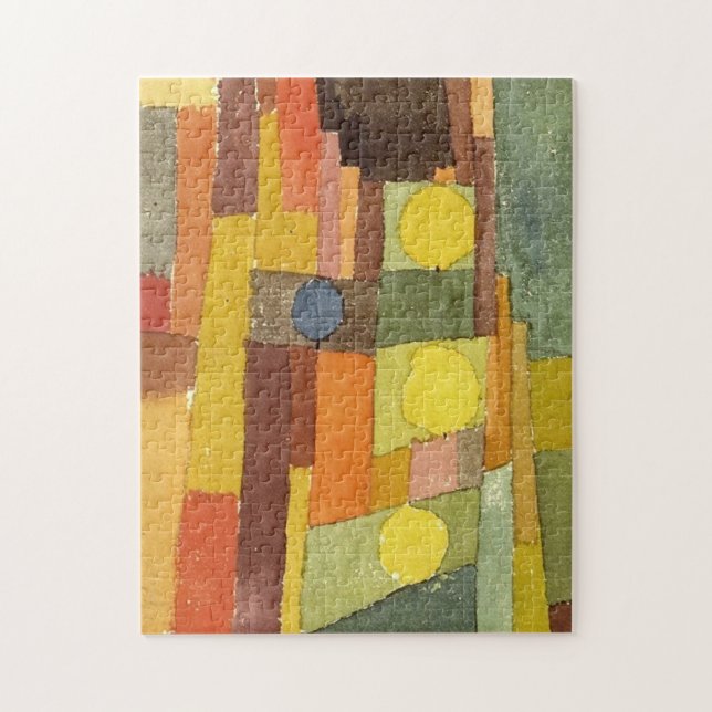 Paul Klee In The Style Of Kairouan Jigsaw Puzzle (Vertical)