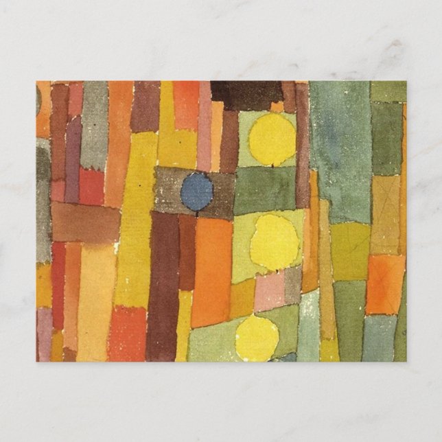 Paul Klee In The Style Of Kairouan Postcard (Front)