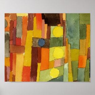 Paul Klee In The Style Of Kairouan Watercolor Art Poster