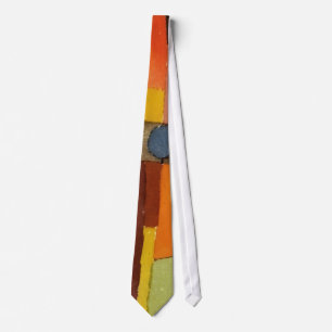 Paul Klee In The Style Of Kairouan Watercolor Art Tie