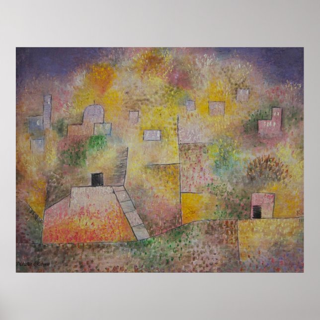 Paul Klee Jard In Oriental Poster (Front)