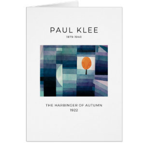 Paul Klee, Le Porte-monnaie de l'automne - Carte d