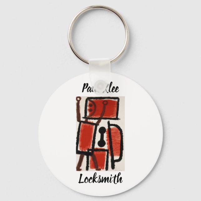 Paul Klee Locksmith Keychain (Front)