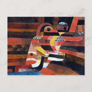 Paul Klee Lovers Postcard