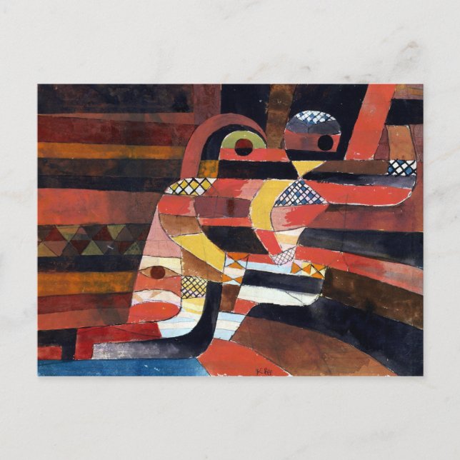 Paul Klee Lovers Postcard (Front)