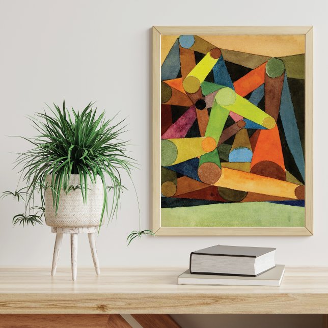 Paul Klee Opened Mountain Abstract Poster (Creator Uploaded)