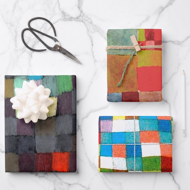 Paul Klee Pack Wrapping Paper Sheet (Front)