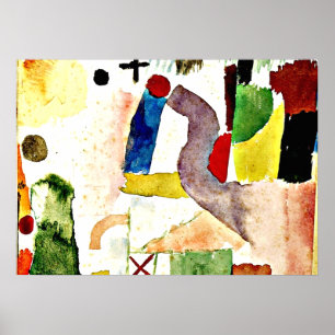 Paul Klee - Pathetic Watercolor Poster