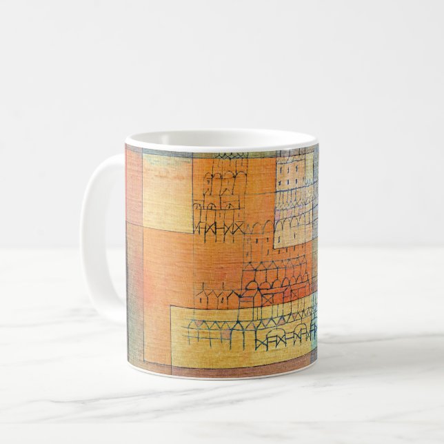 Paul Klee, Polyphonic Architecture,  Coffee Mug (Front Left)