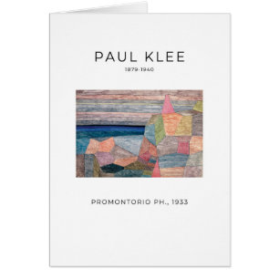 Paul Klee, Promontorio Ph. (1933) - Carte d'art